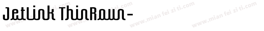 JetLink ThinRoun字体转换